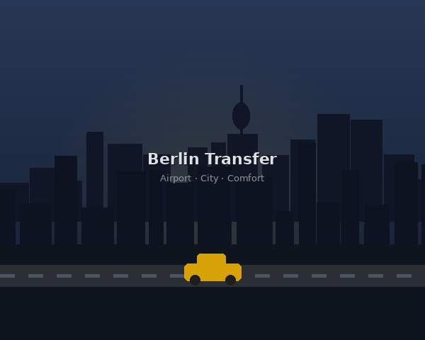 Berlin Taxi Airport